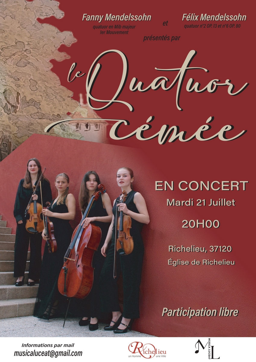 Concert du Quatuor Cémée