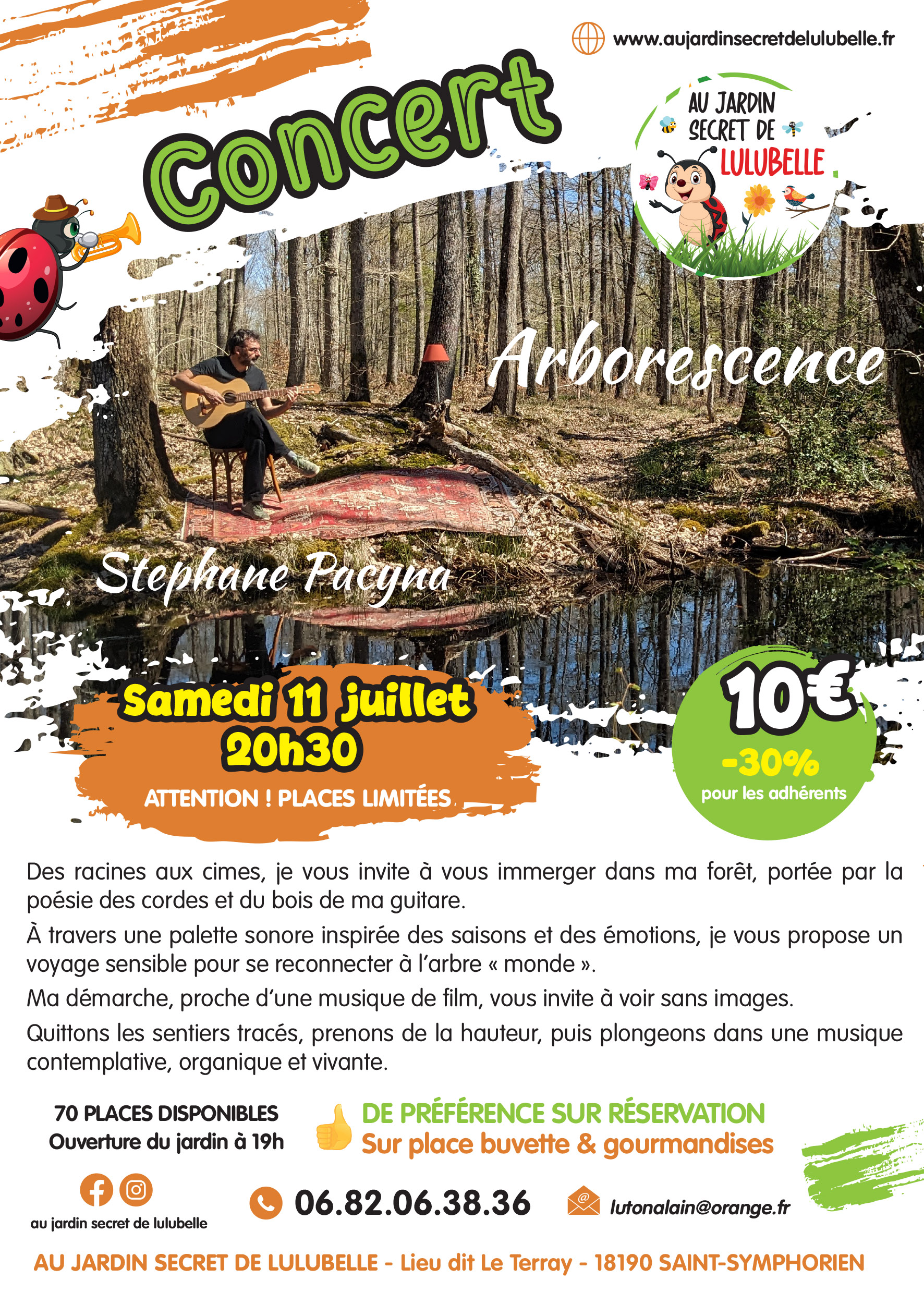 Concert "Arborescence" par Stéphane Pacyna — visuel événement
