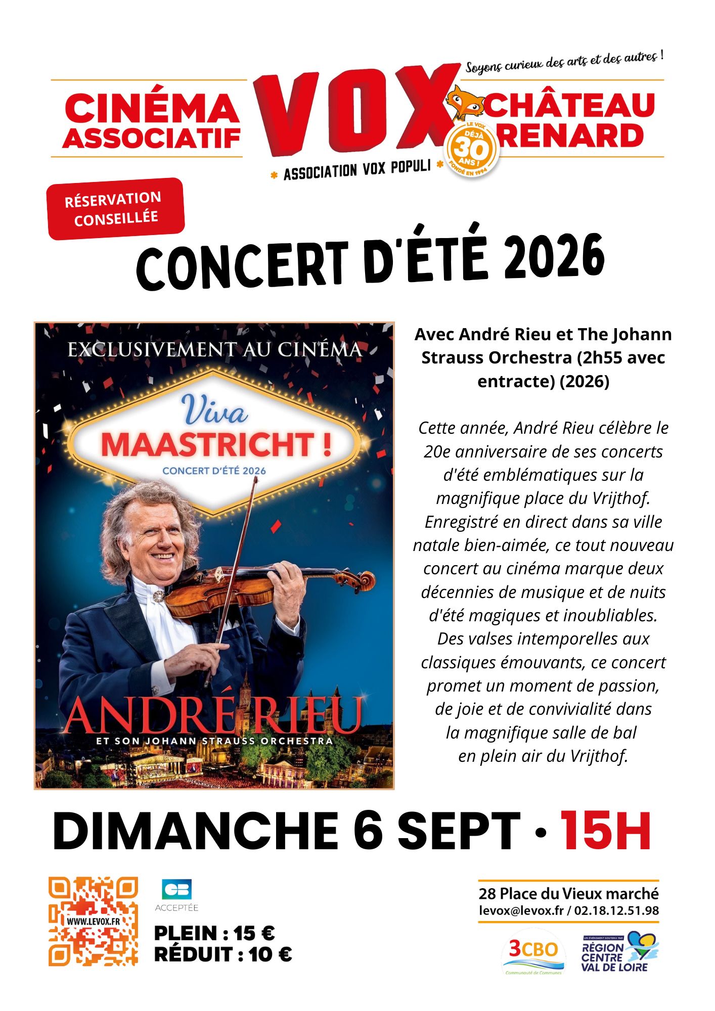 Concert d'été 2026 : André Rieu