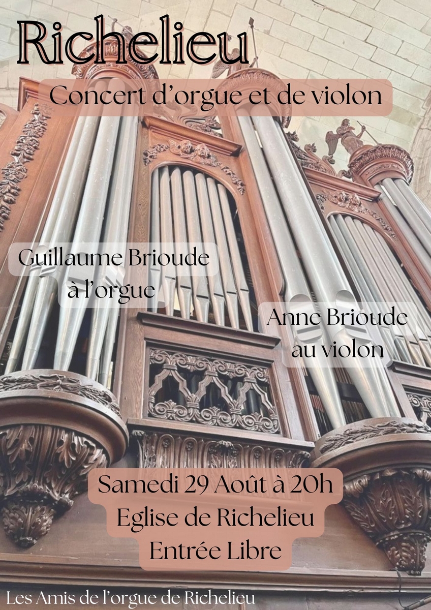 Concert d'orgue et violon