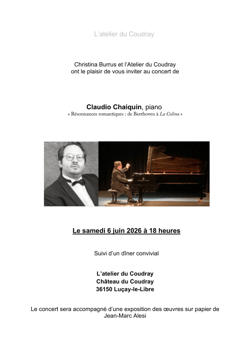 Concert de piano avec Claudio Chaiquin