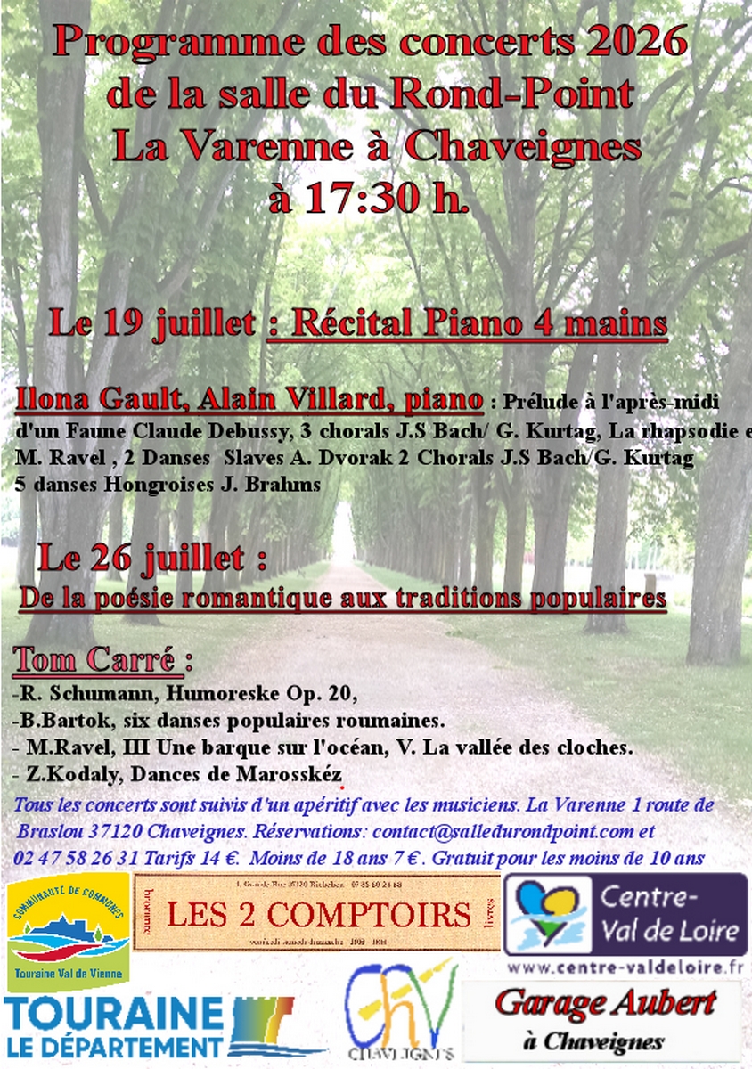Récital Piano 4 mains - Les dimanches du Rond-Point