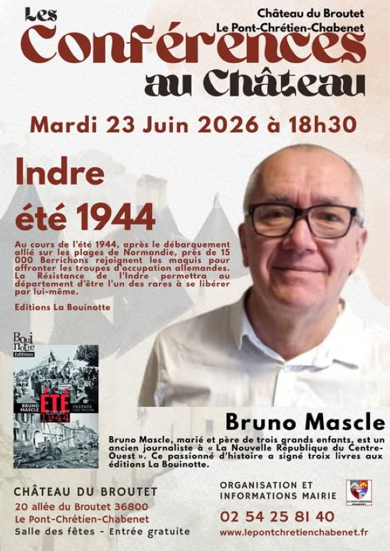 Conférence : "Indre été 1944"