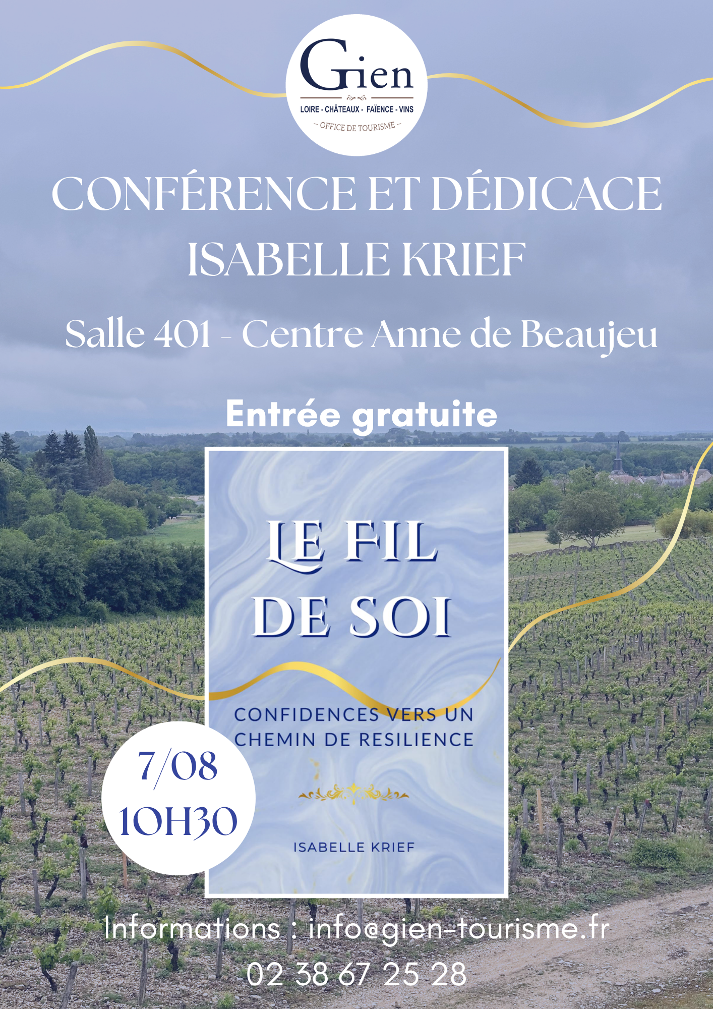 Conférence et Dédicace avec Isabelle Krief