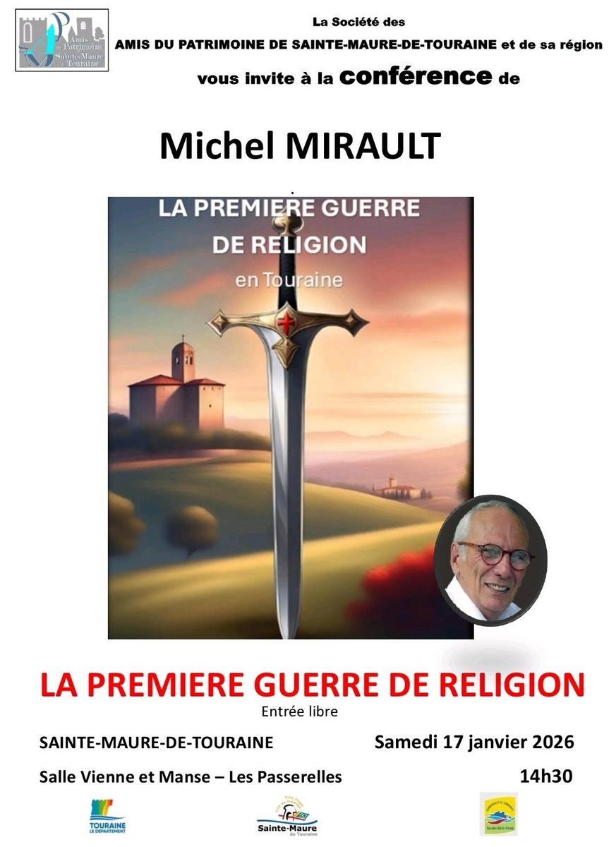 Conférence : "La première guerre de religion en Touraine"