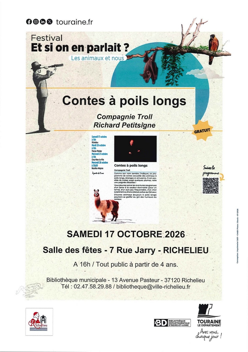 Contes à poils longs - Festival Et si on en parlait ?