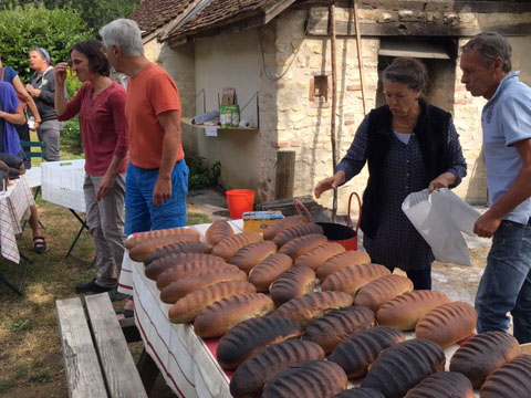 Cuisson au four à bois — visuel événement