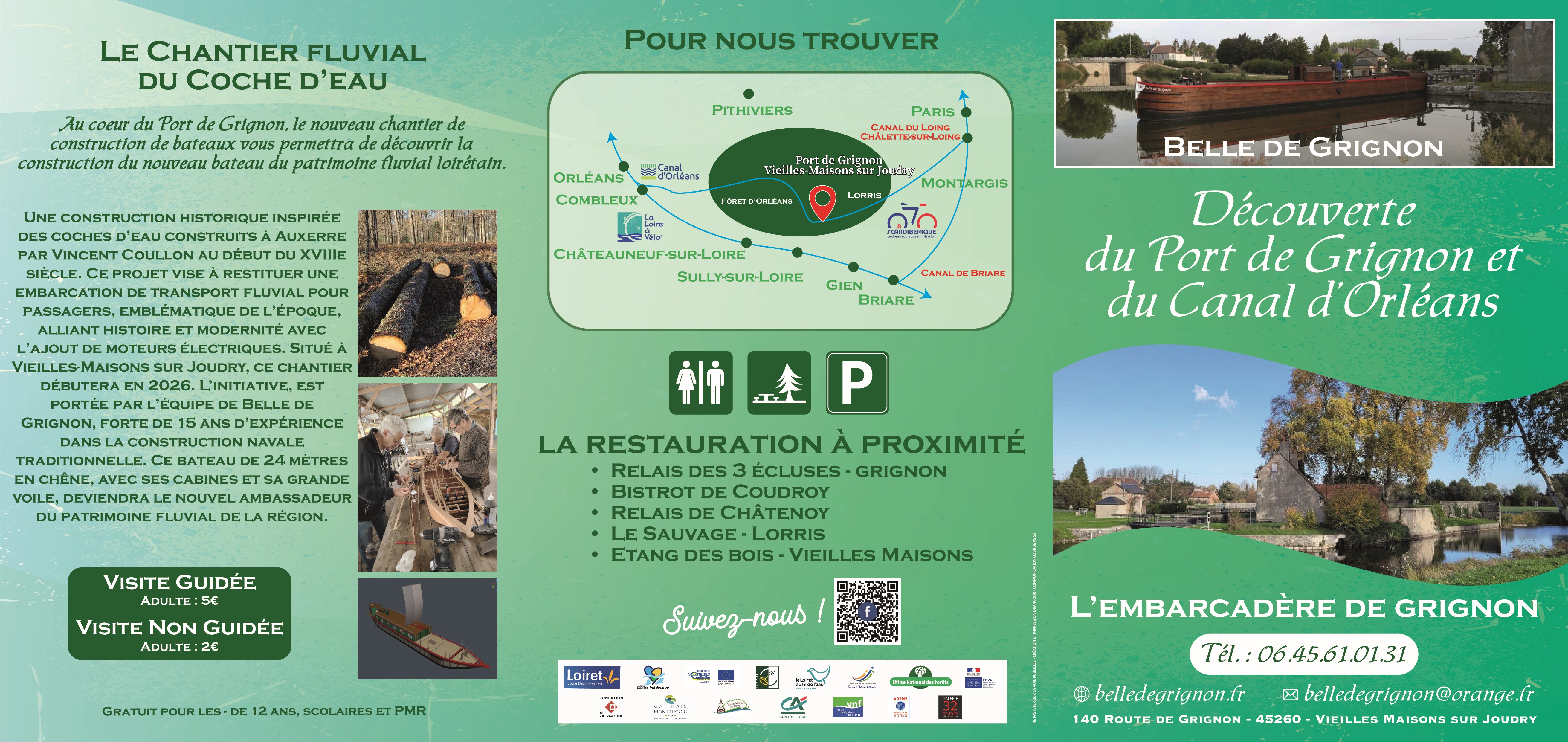 Découverte du port de Grignon et du Canal d'Orléans