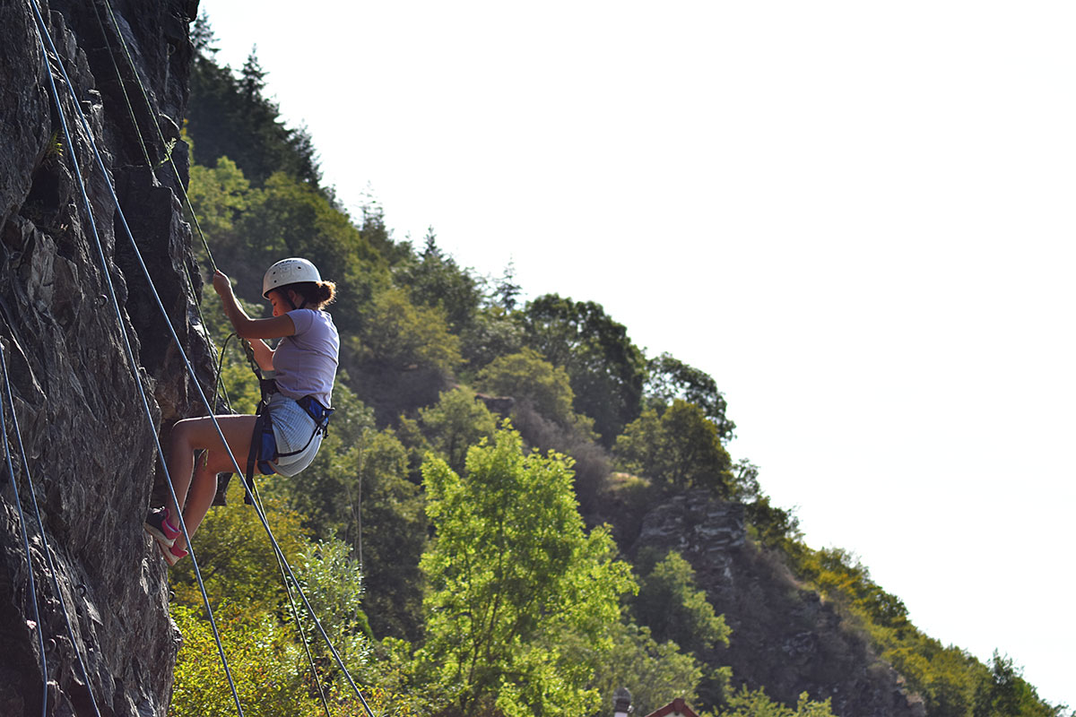 Escalade à la base de plein air d'Eguzon — photo 2