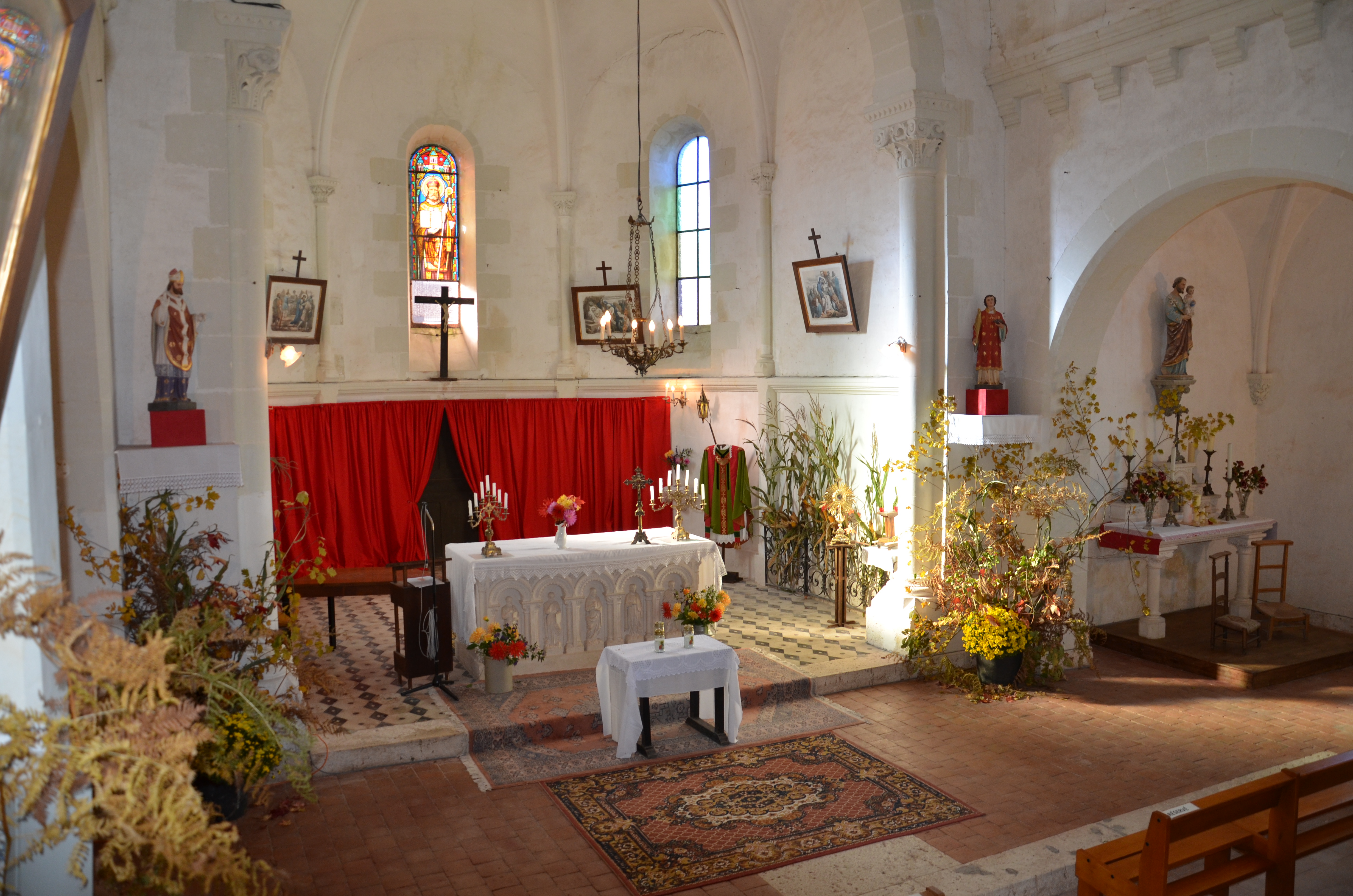 Eglise Saint-Hilaire  France Centre-Val de Loire Indre Aize 36150