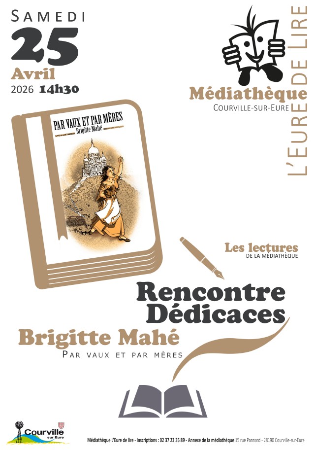 Rencontre et dédicaces : Brigitte Mahé — visuel événement
