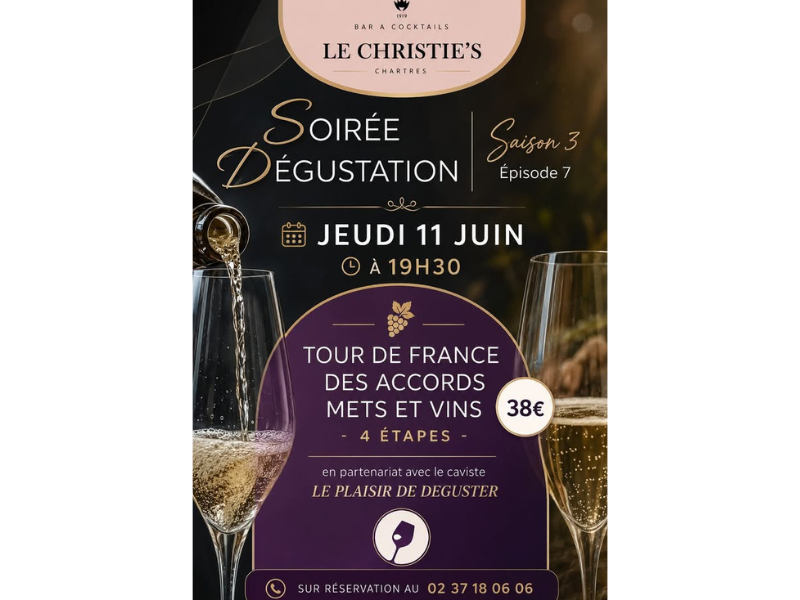Christie's Tasting : Soirée Dégustation Accords Mets & Vins