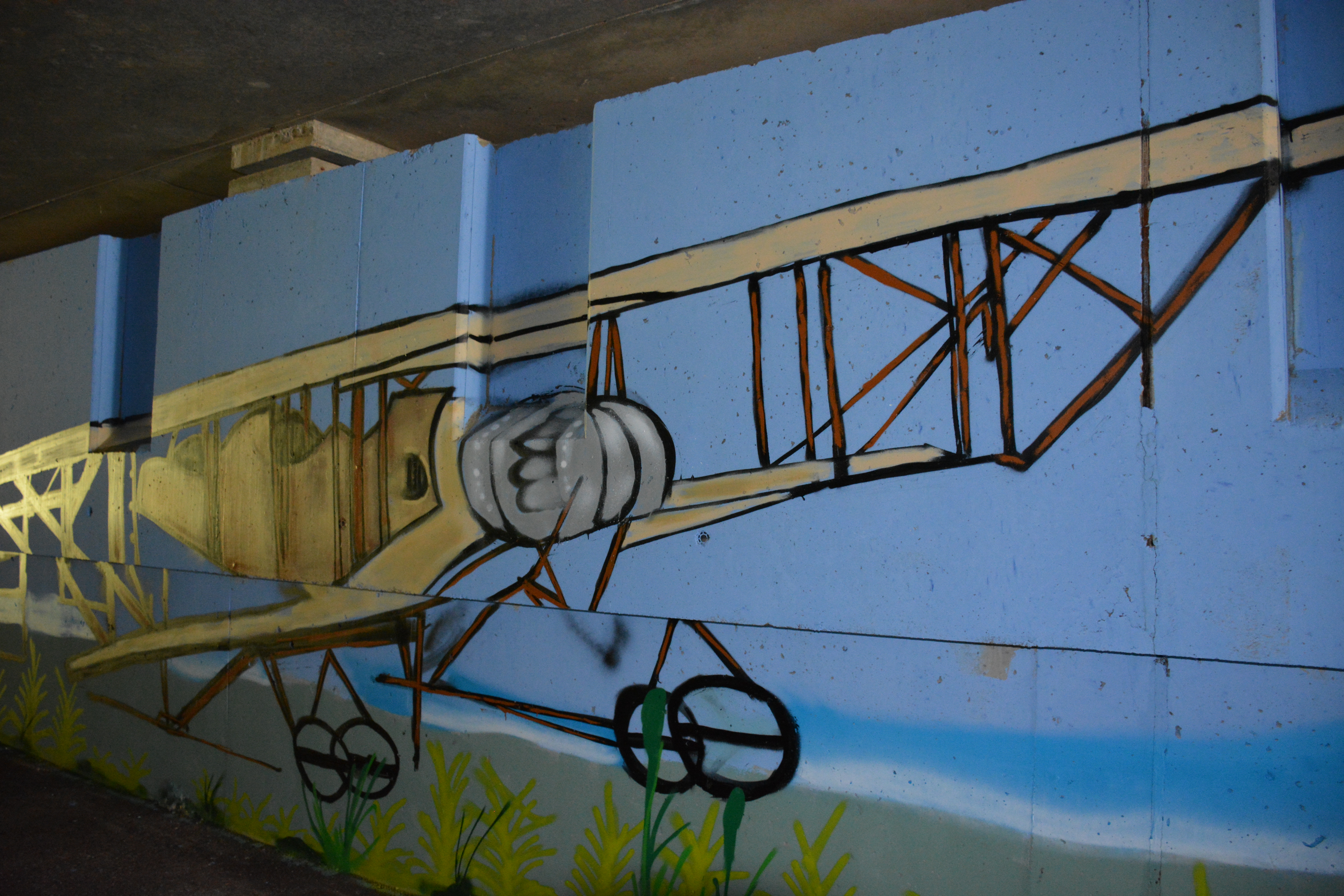 Fresque de Cédric Arfa sur le Canal d'Orléans (D2060), Donnery - photo 2