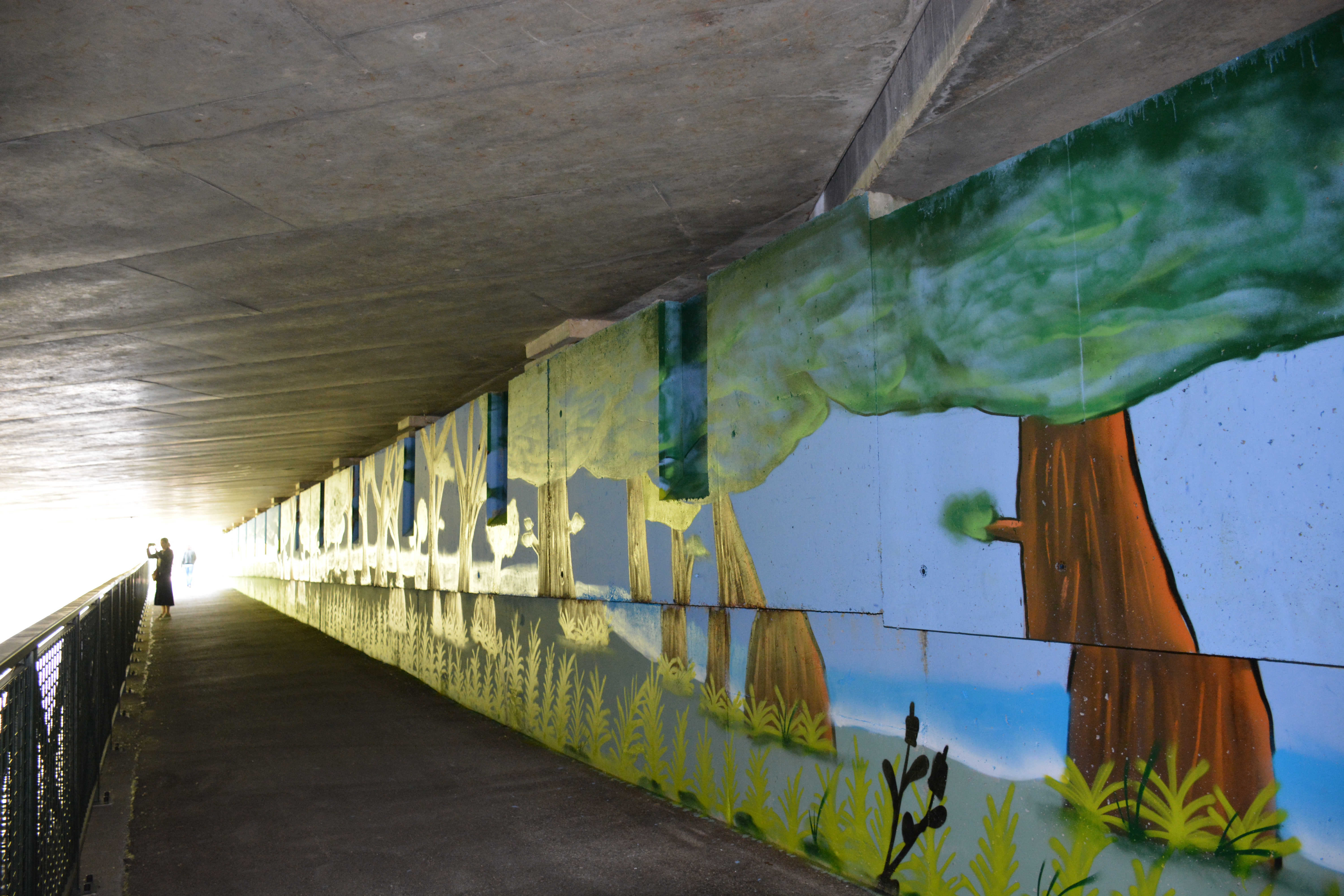 Fresque de Cédric Arfa sur le Canal d'Orléans (D2060), Donnery - photo 4