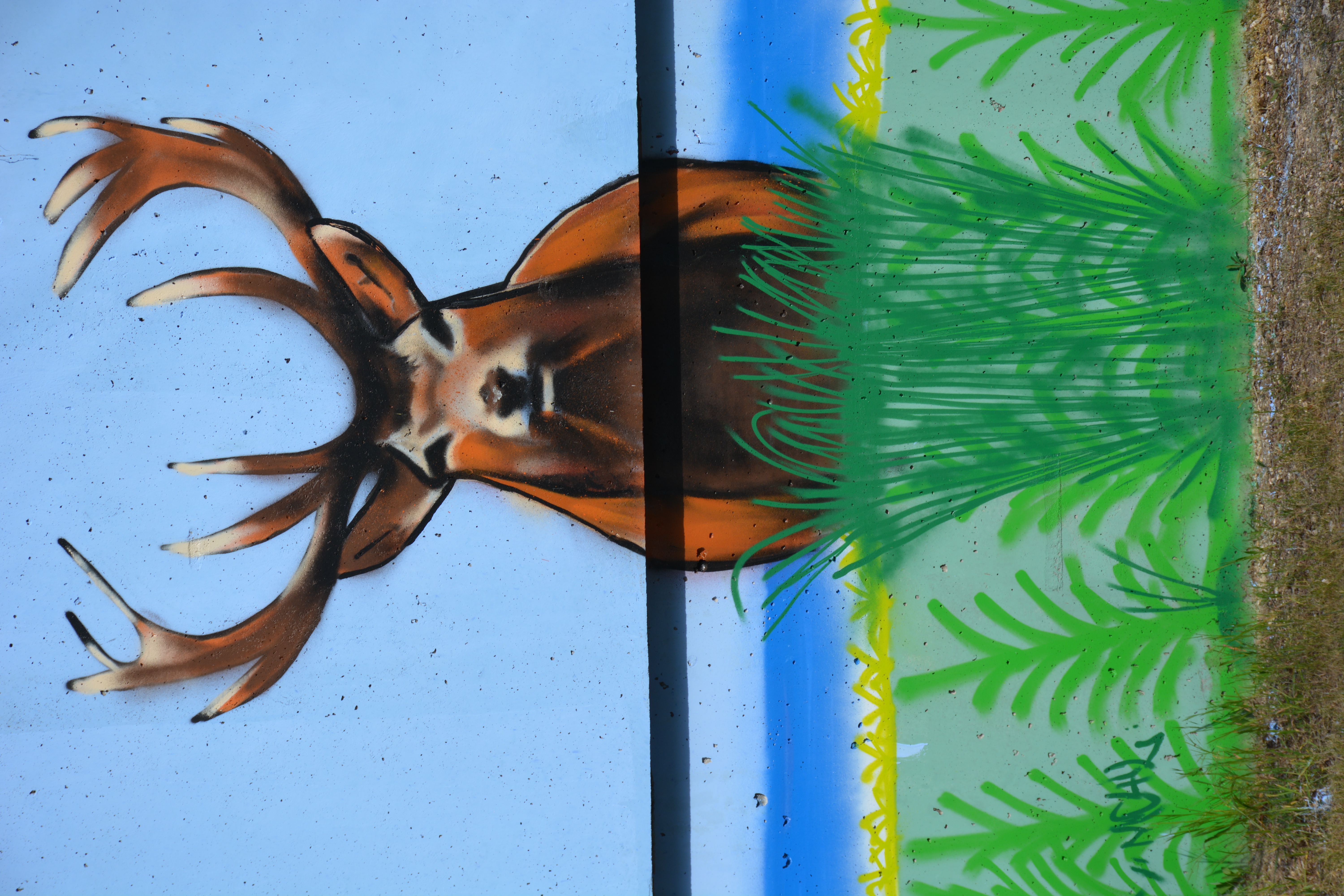 Fresque de Cédric Arfa sur le Canal d'Orléans (D2060), Donnery - photo 3