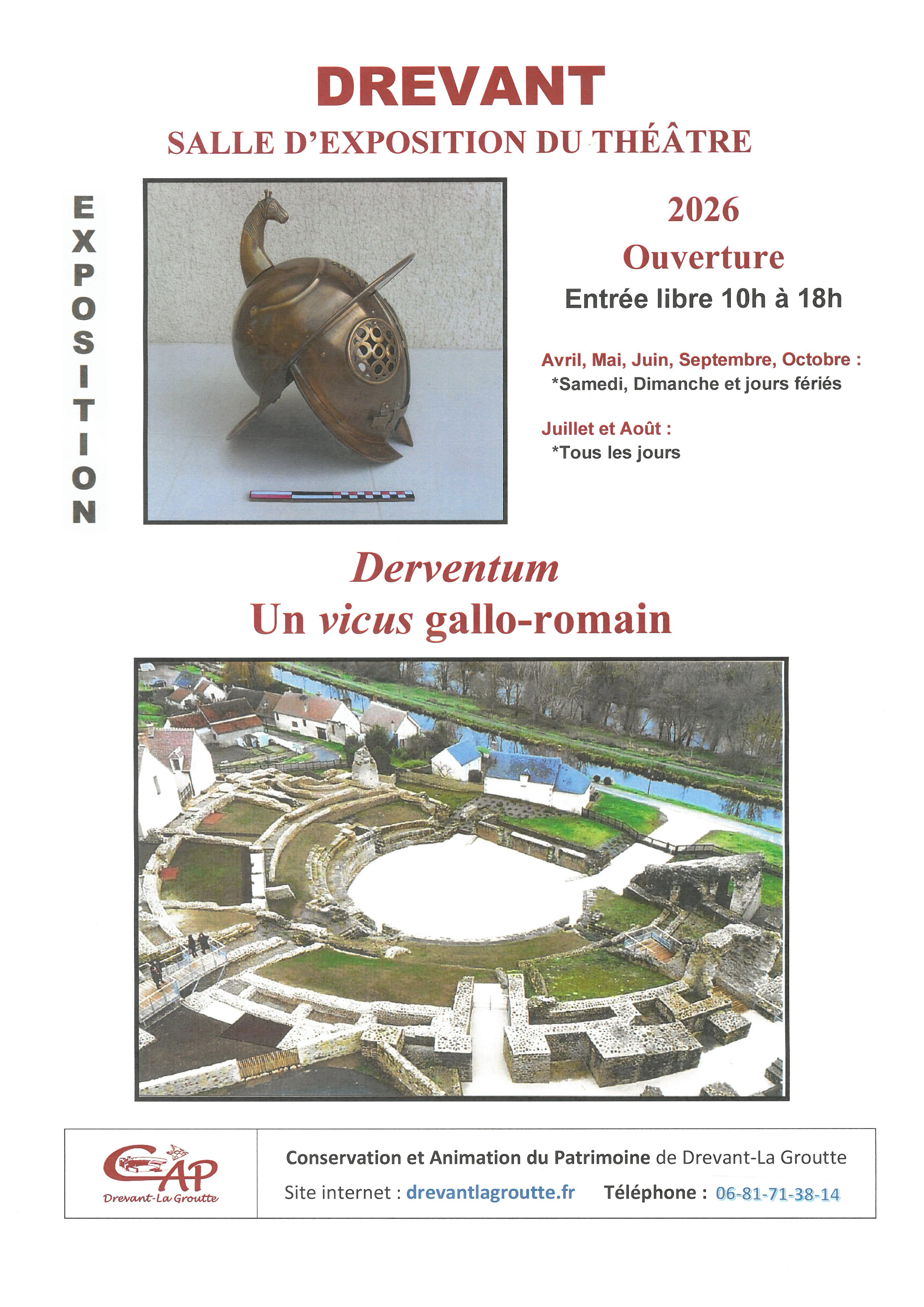 Exposition Derventum, un vicus gallo-romain — visuel événement