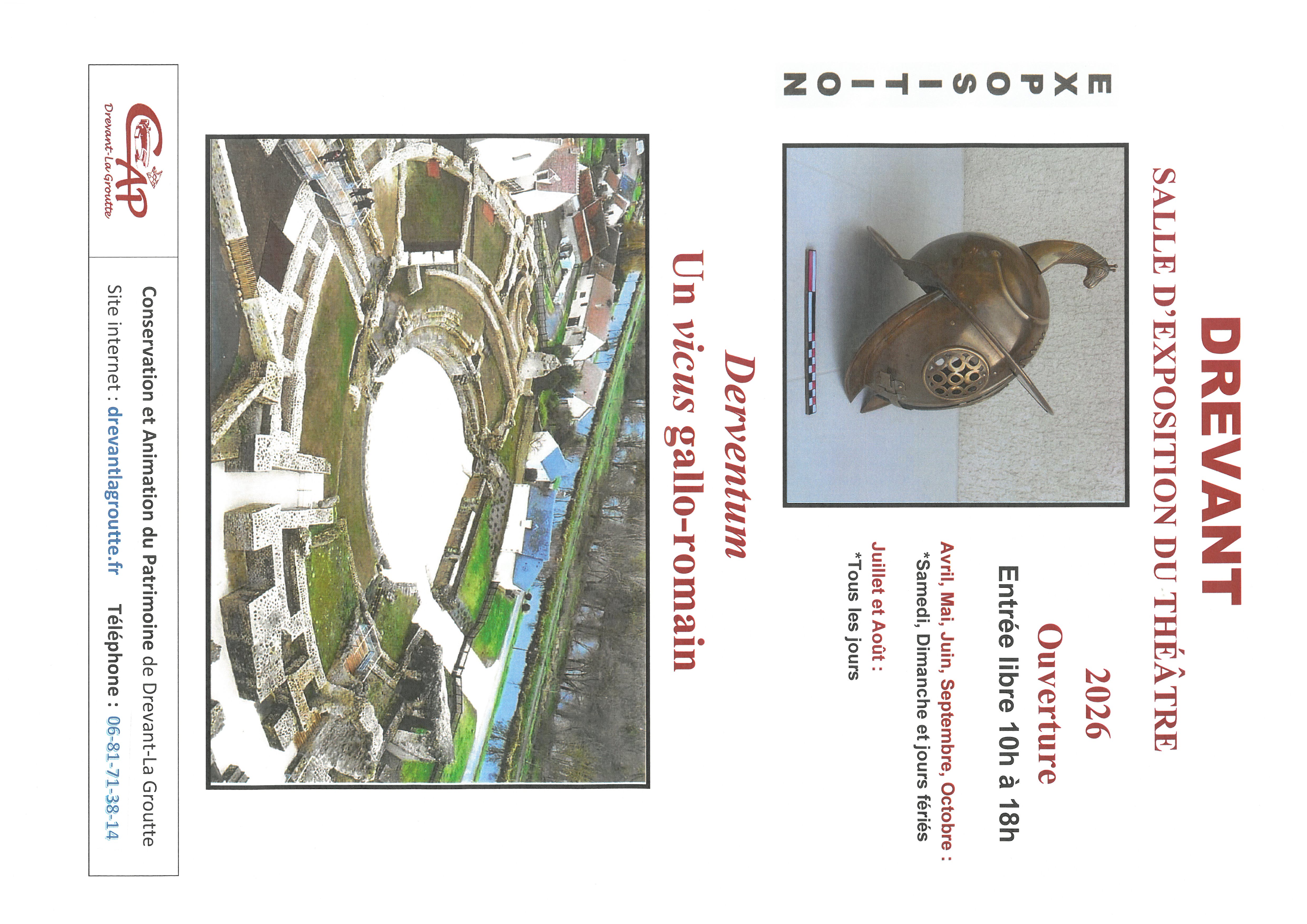 Exposition Derventum, un vicus gallo-romain — visuel événement