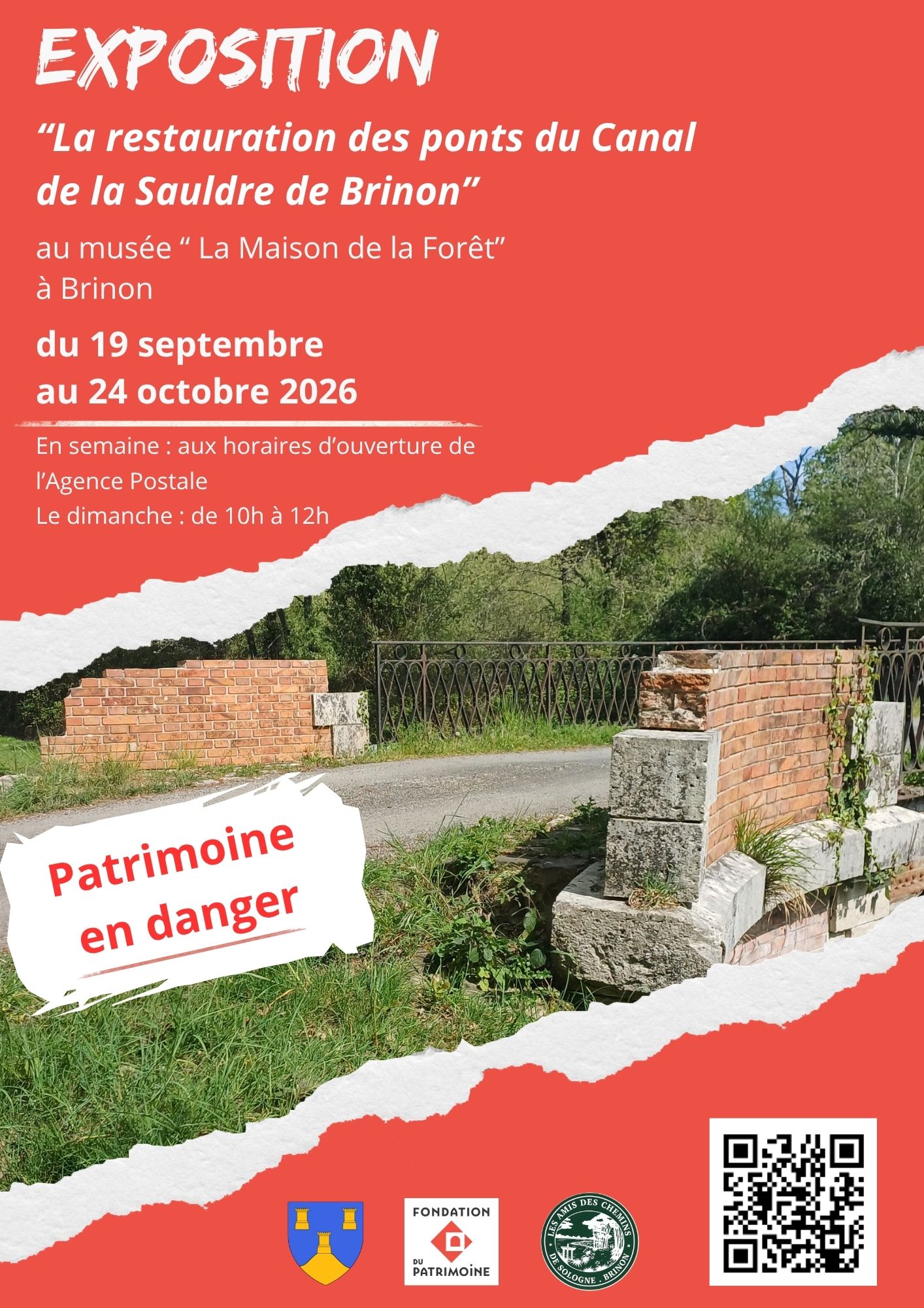 Exposition "La restauration des ponts du canal de la Sauldre de Brinon"