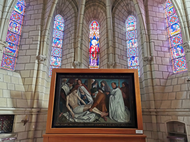 Église Saint Martin - Pietà de Jean Fouquet, Nouans-les-Fontaines
