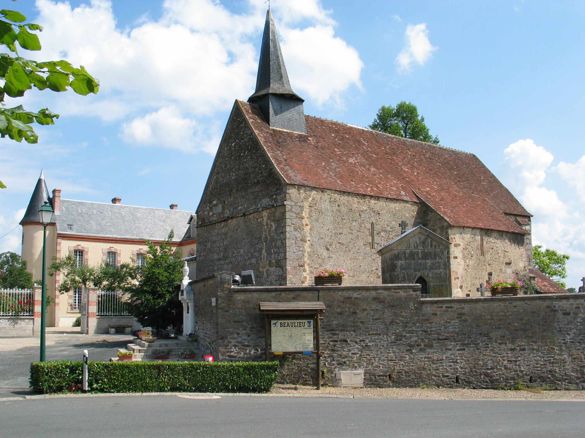 Eglise Saint-Nicolas  France Auvergne-Rhône-Alpes Haute-Loire Beaulieu 43800