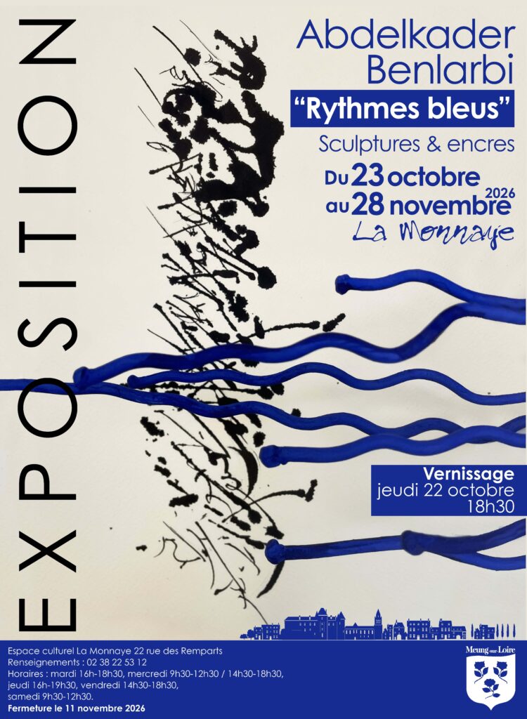 Exposition : Rythmes Bleus (sculptures et encres)
