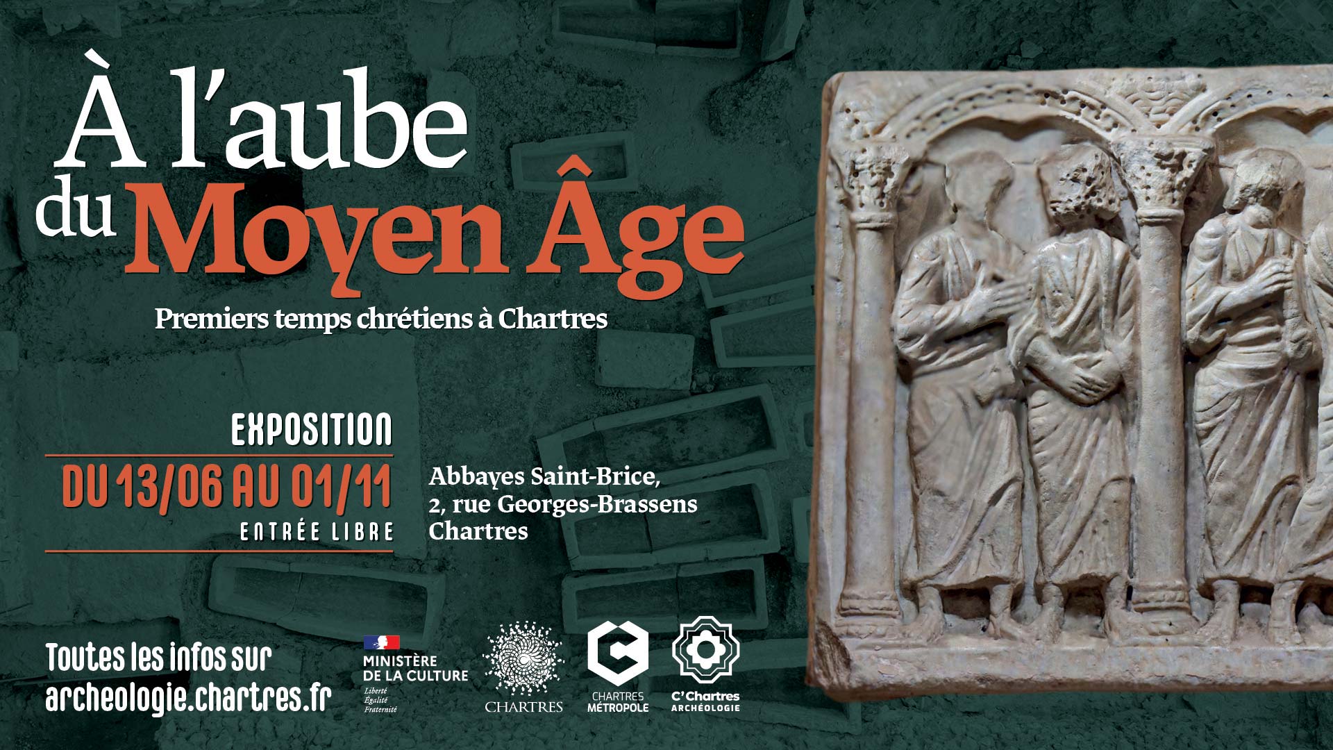 À l'aube du Moyen Âge. Premiers temps chrétiens à Chartres — visuel événement