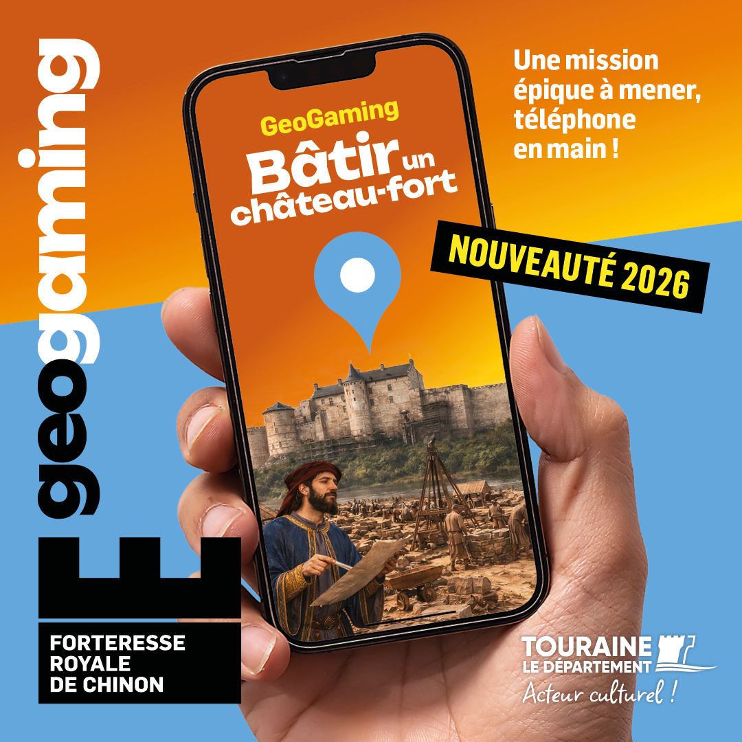 Géogaming à la Forteresse Royale de Chinon