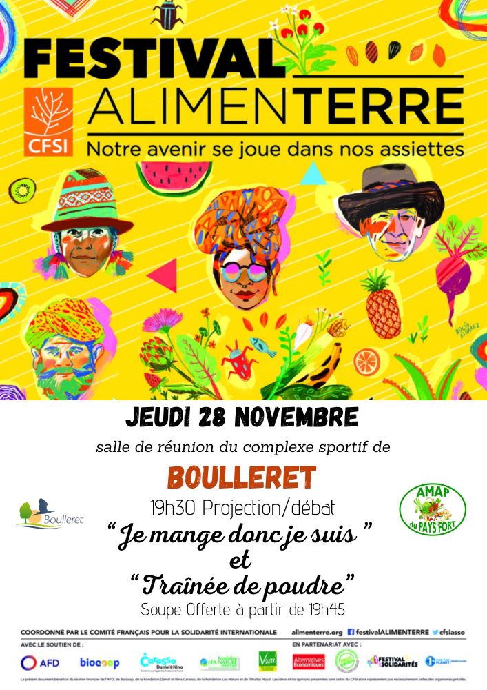 [Festival ALIMENTERRE]  Ciné Débat à Boulleret