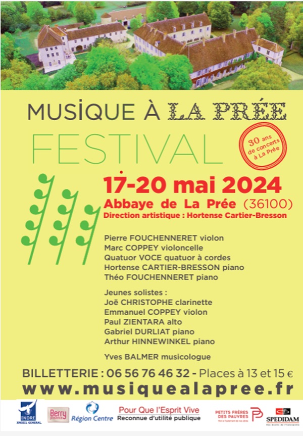 Festival Musique à La Prée  France Centre-Val de Loire Indre Ségry 36100