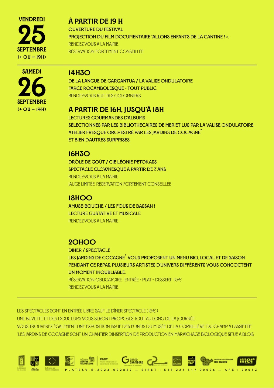 Le plus petit festival international de la gastronomie locale à Courbouzon