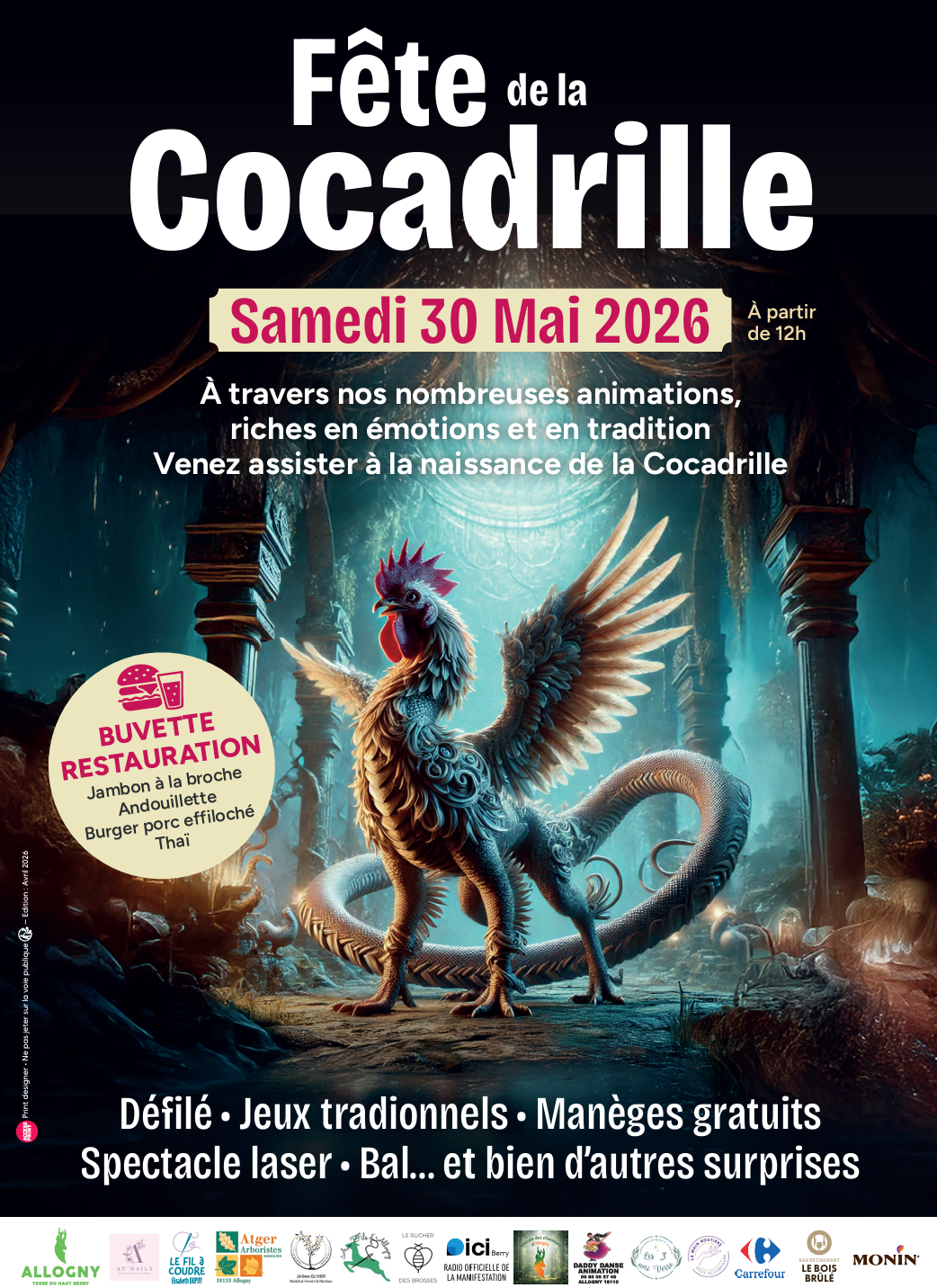 Fête de la Cocadrille — visuel événement