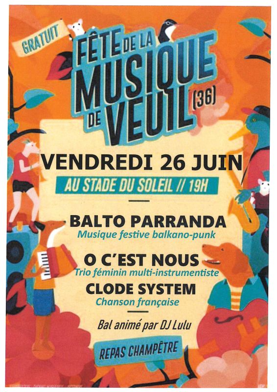 Fête de la musique de Veuil