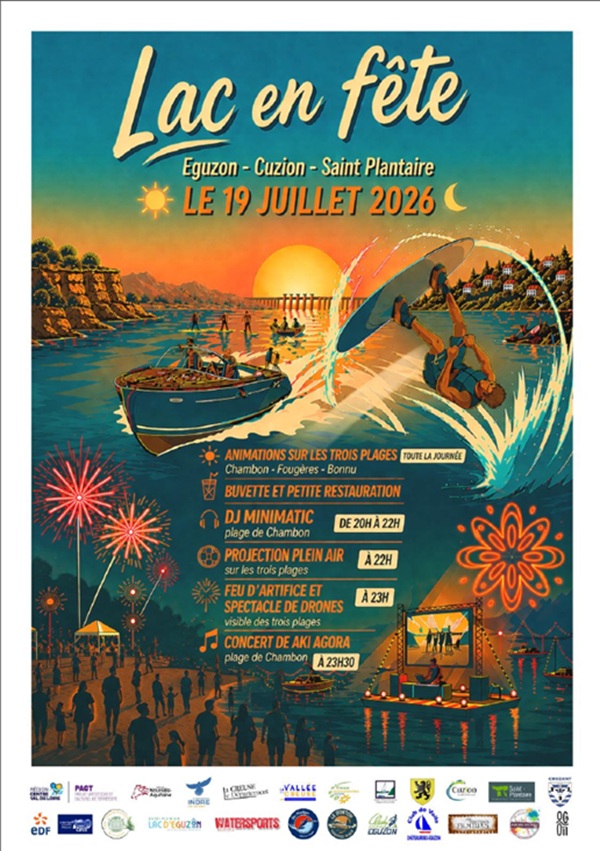 Lac en fête — visuel événement
