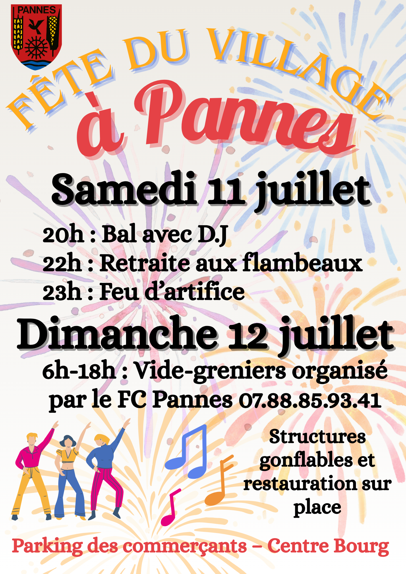 Fête du village à Pannes