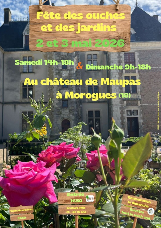 Fête des Ouches et Jardins au Château de Maupas — visuel événement