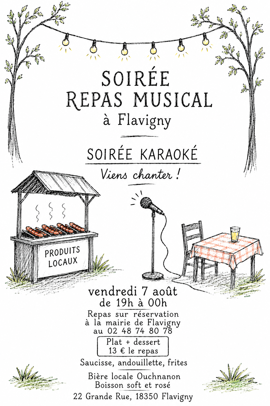 Soirée repas musical