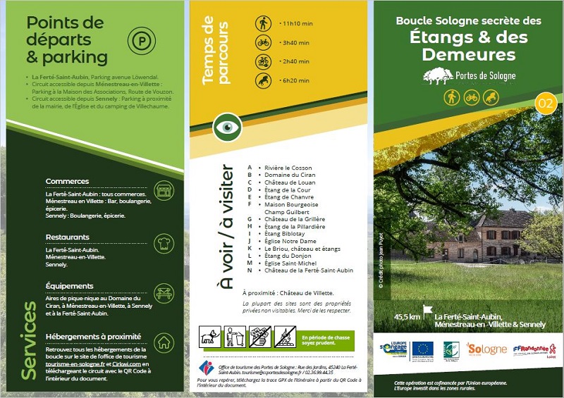 Boucle 02 - Sologne secrète des étangs et des demeures