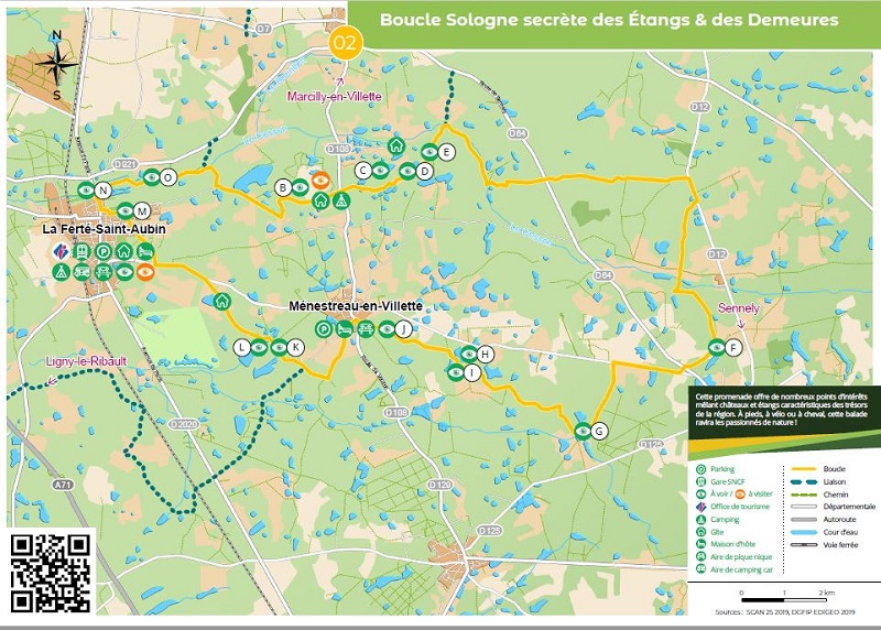Boucle 02 - Sologne secrète des étangs et des demeures, La Ferté-Saint-Aubin