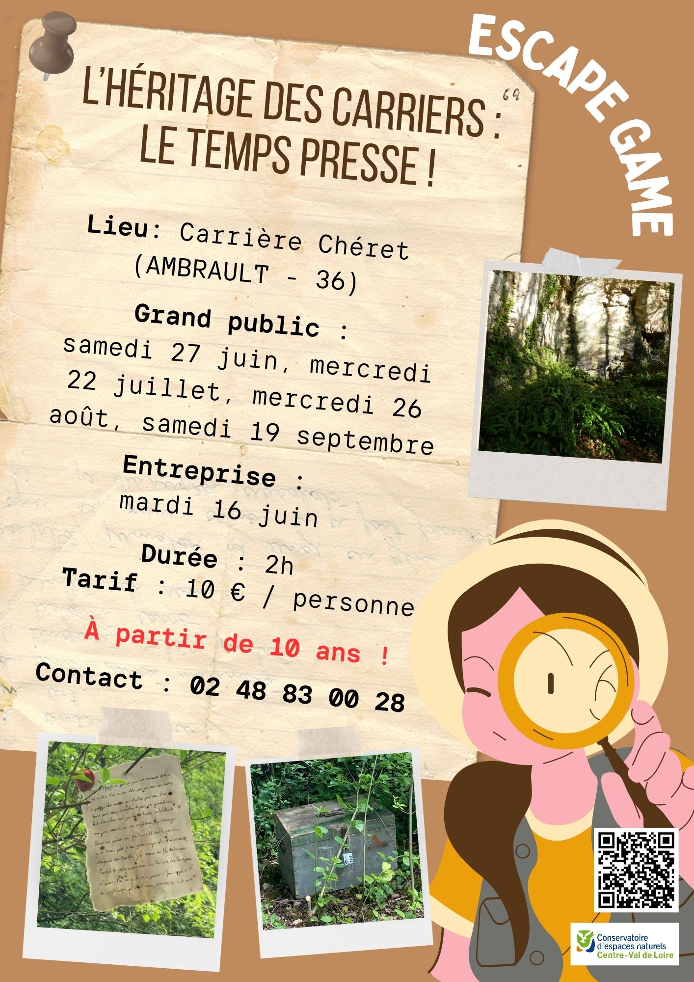 L'héritage des carriers : le temps presse ! (escape game)