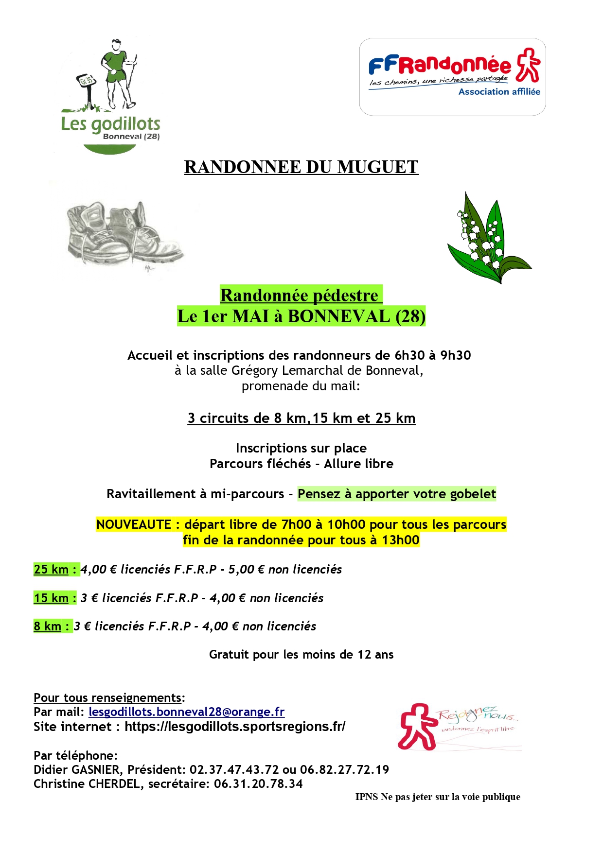 Randonnée du muguet — visuel événement