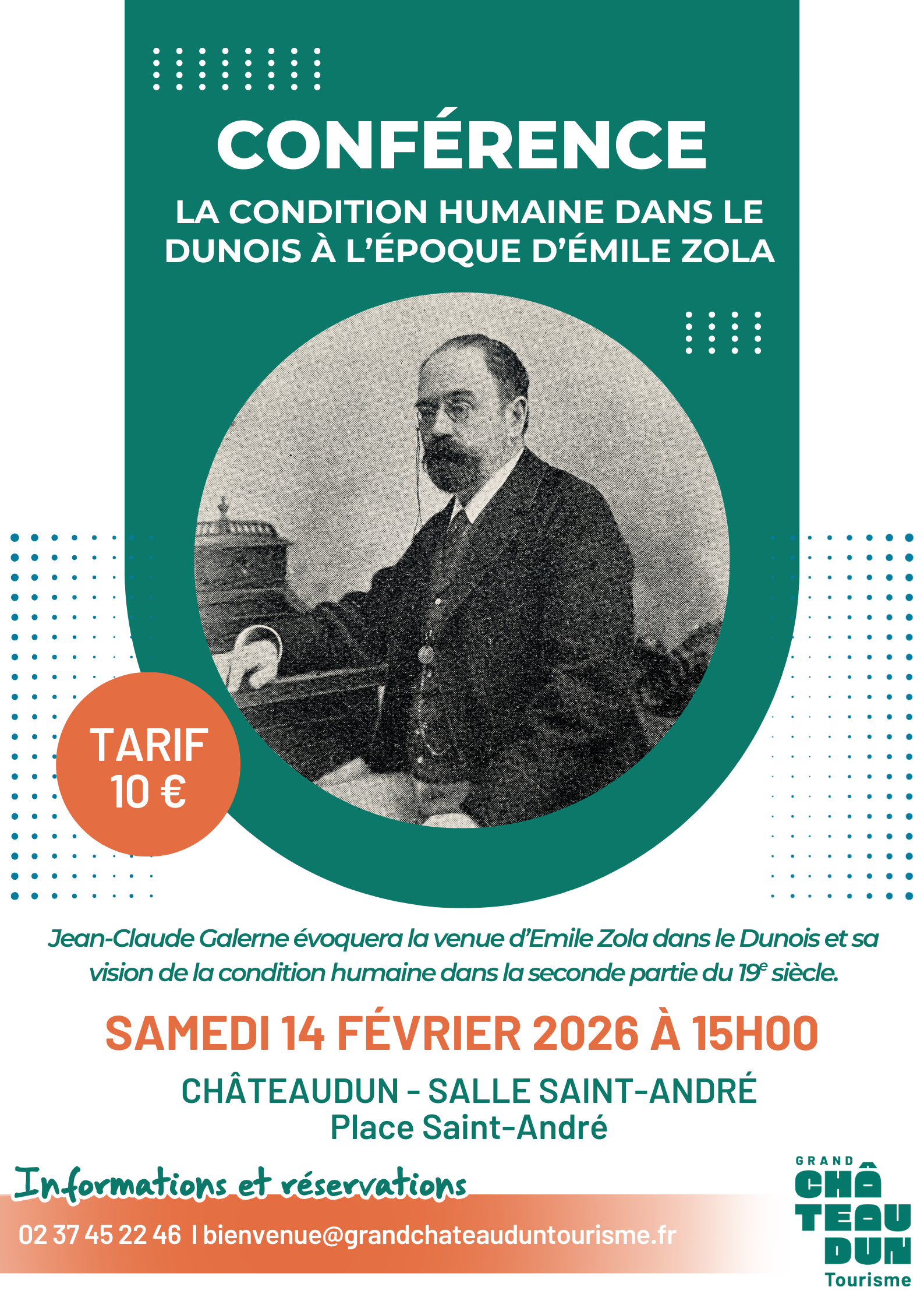 Conférence - La condition humaine dans le Dunois à l'époque d'Emile Zola
