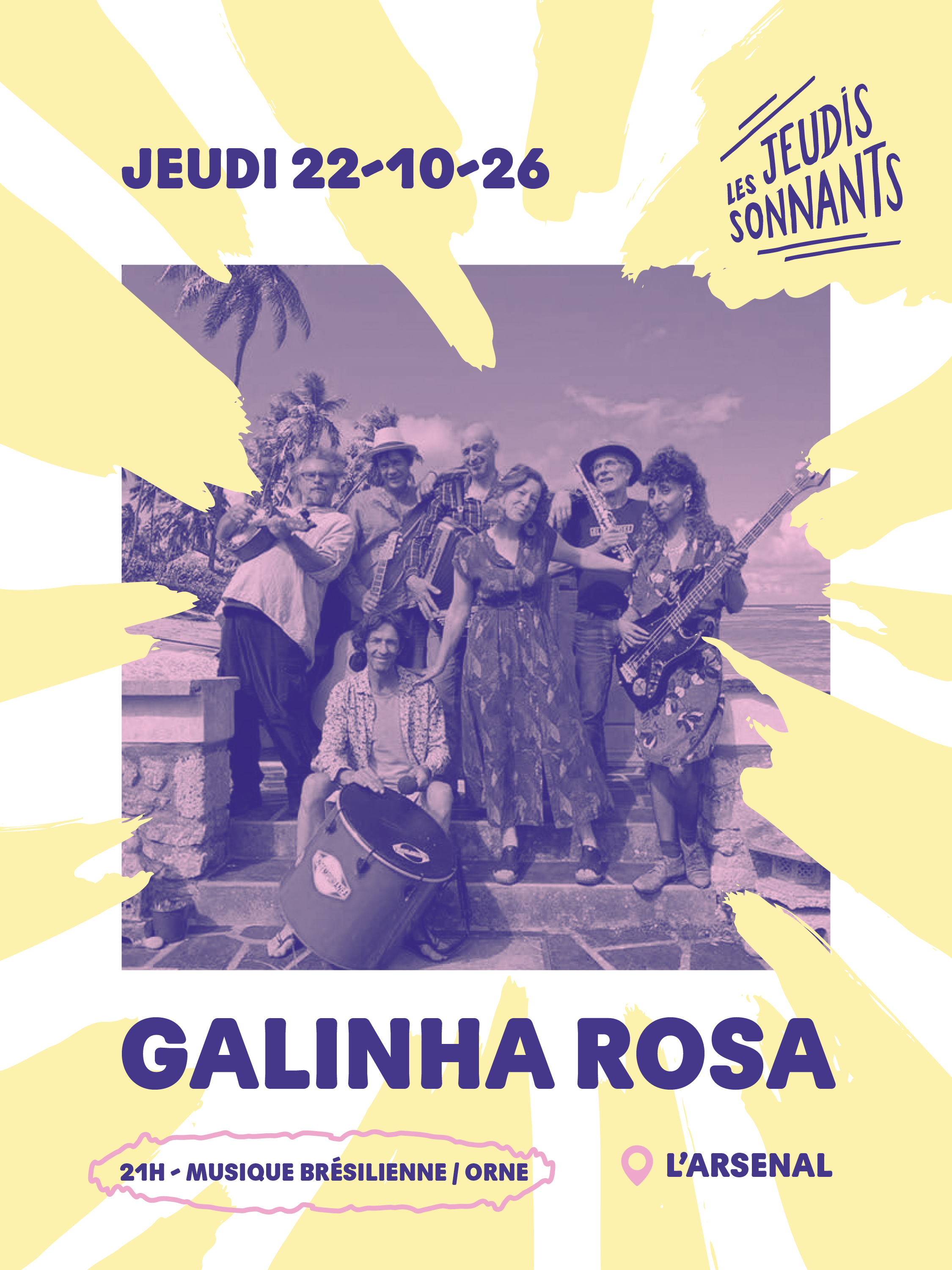 Les Jeudis Sonnants - Galinha Rosa