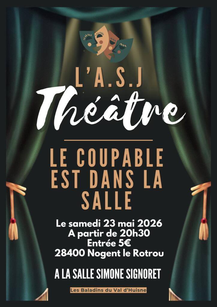 Soirée Théâtre avec Les Baladins du Val d'Huisne de l'ASJ — visuel événement