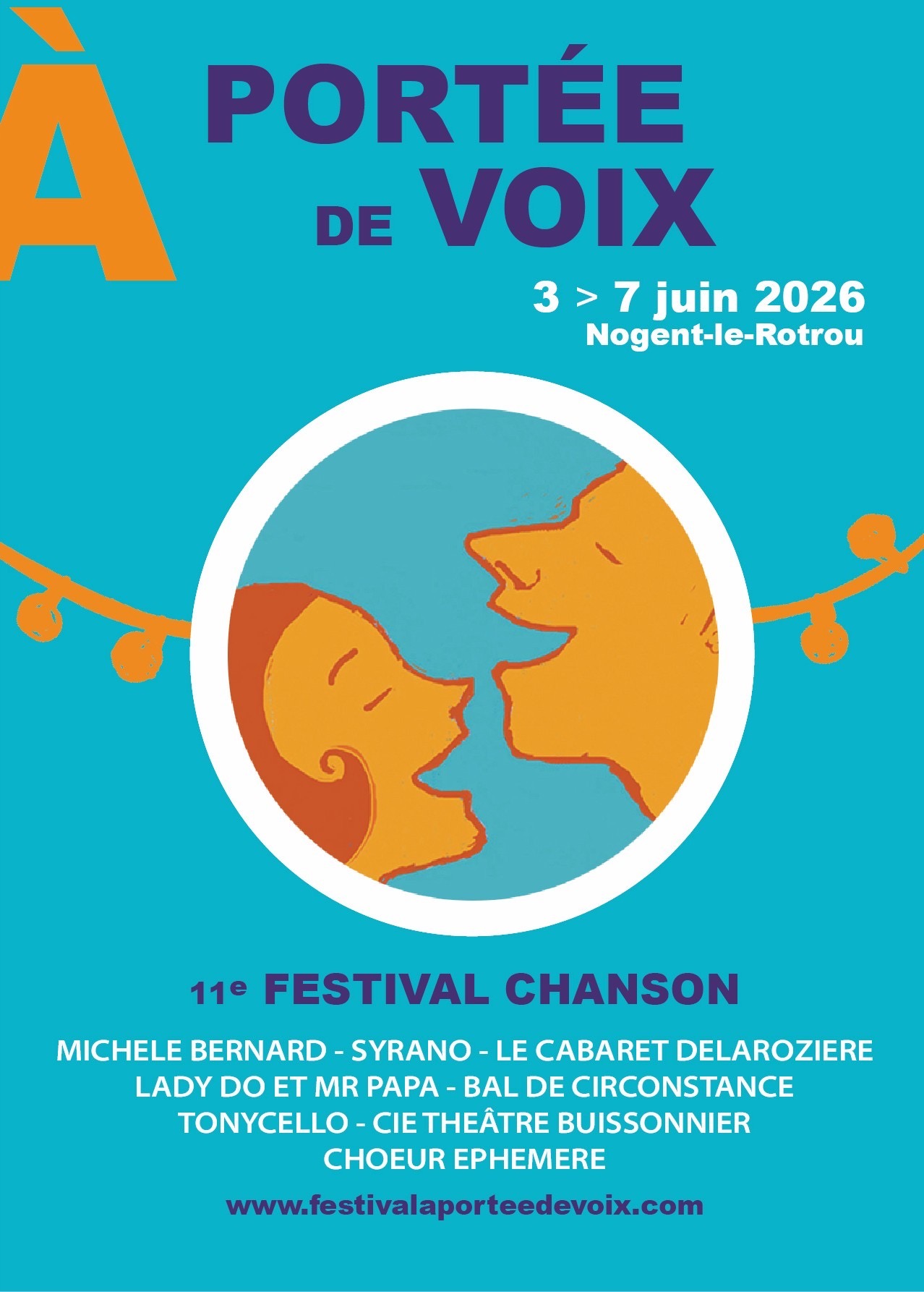 Festival à Portée de Voix 2026 - Festival Chanson — visuel événement