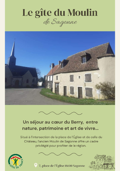 Gîte de groupe du Moulin de Sagonne, Sagonne - photo 10