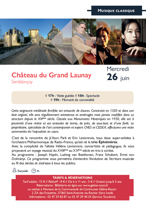 ((Les Estivales du Patrimoine)) Château du Grand Launay... Le 26 juin 2024