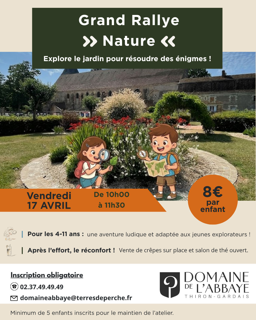 Grand Rallye Nature au Domaine de l'Abbaye