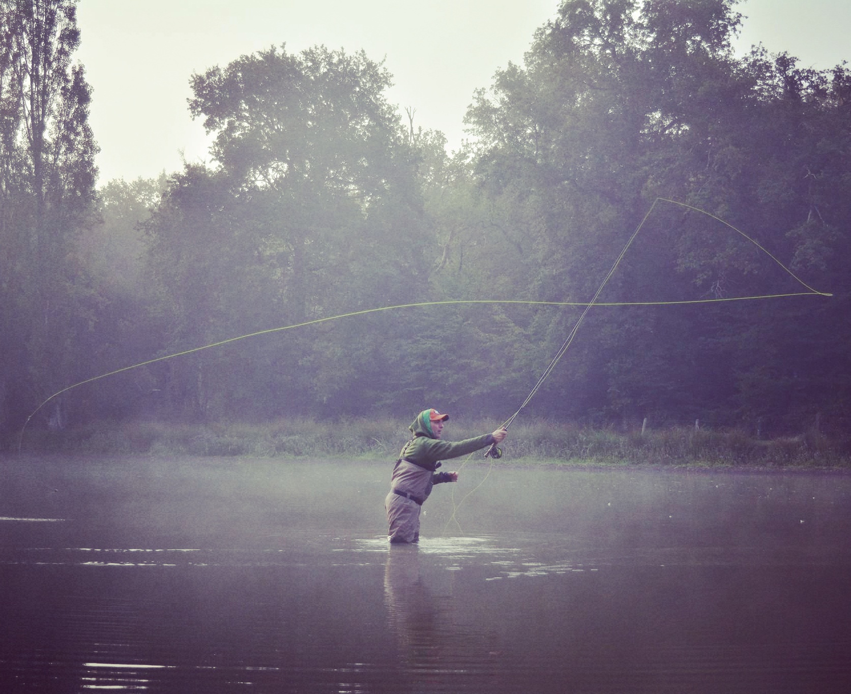 Pêche dans le Renon