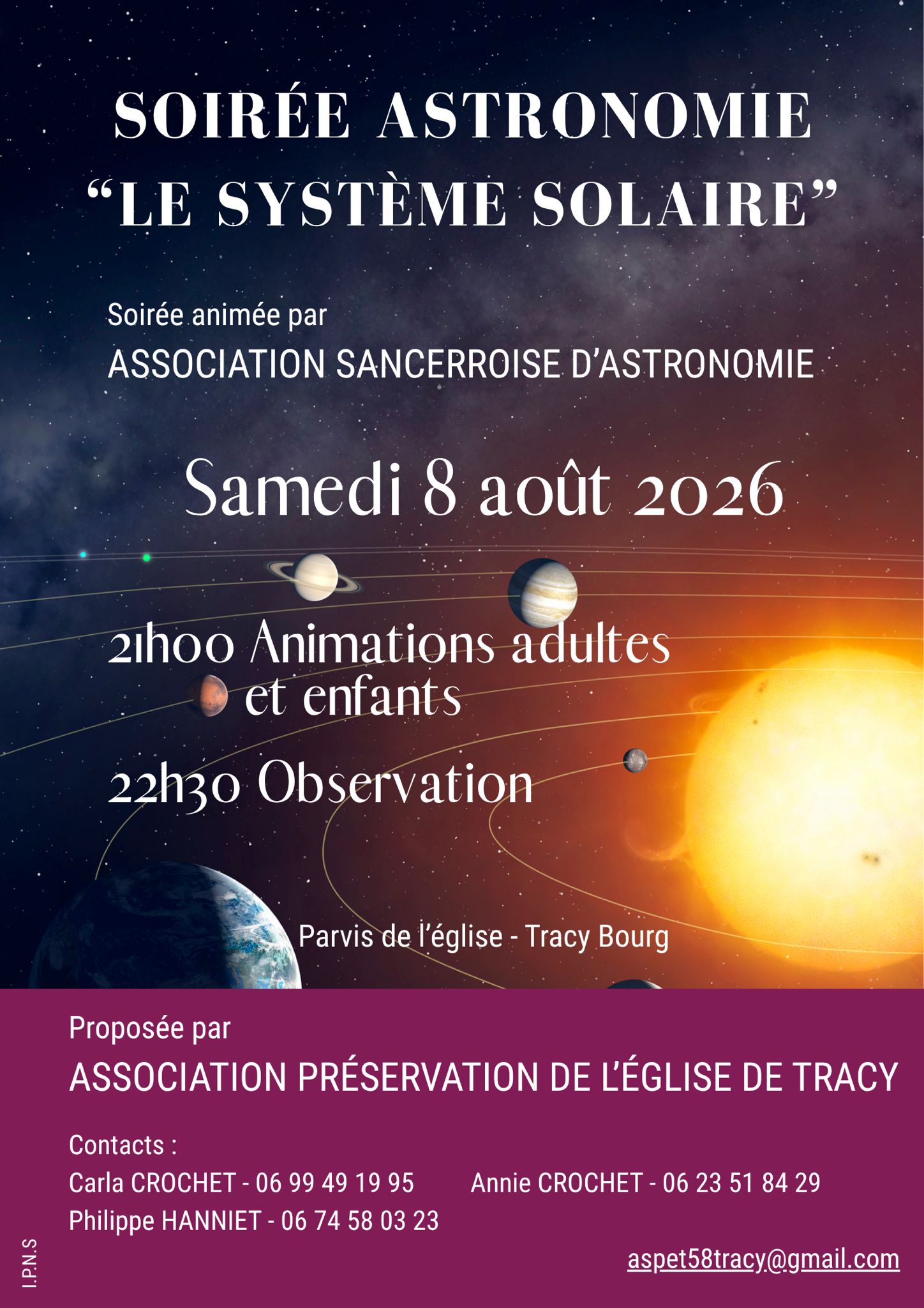 Soirée astronomie