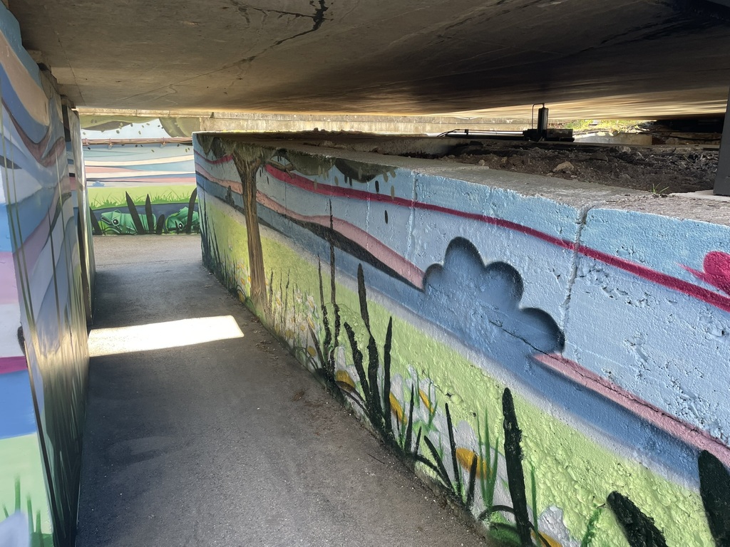 Fresque de Demsé sur le Canal d'Orléans, Mardié - photo 4